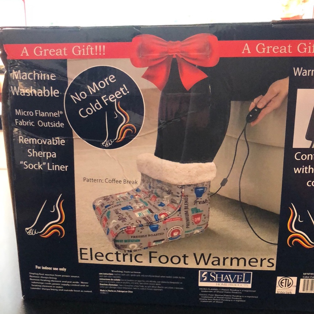 Cozy Electric Foot Warmer NIB